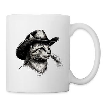 Cowboy Cat - Mug - white - Right