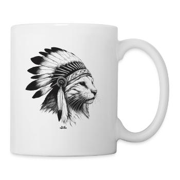 Indian Cat - Mug - white - Right