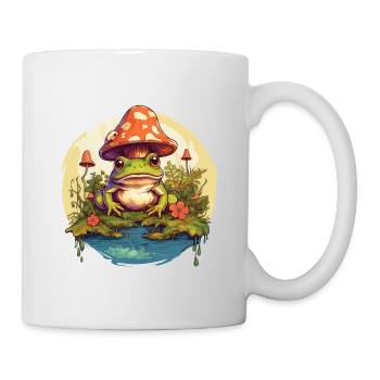 Frog Cottagecore Mushroom - Mug - white - Right