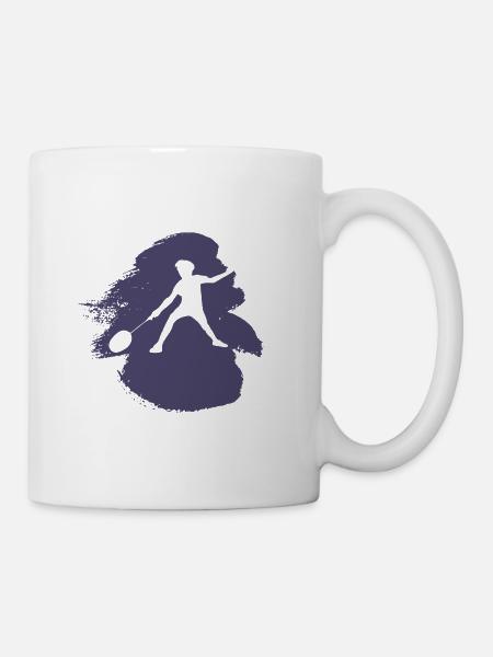 Badminton Badmintonschläger Badmintonschläger - Tasse - Weiß