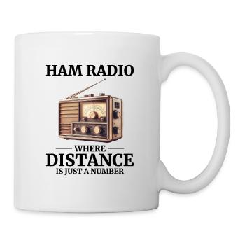 Opérateur radio amateur vintage - Mug blanc - blanc - Droite