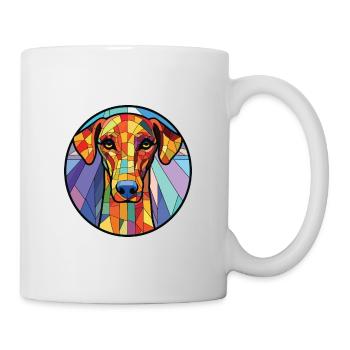 Azawakh chien race coloré aquarelle Illustration - Mug blanc - blanc - Droite