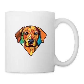 Braque Du Bourbonnais Hunderasse Aquarellglas - Tasse - Weiß - Rechts