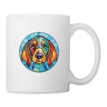 Cao da Serra de Aires Hunderasse Aquarellglas - Tasse - Weiß - Rechts