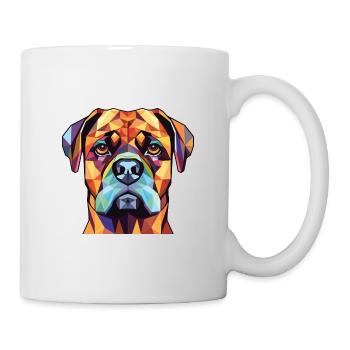 Bullmastiff chien race aquarelle Illustration - Mug blanc - blanc - Droite
