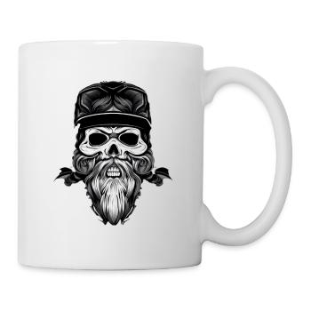 Hardcore Biker - Tasse - Weiß - Rechts