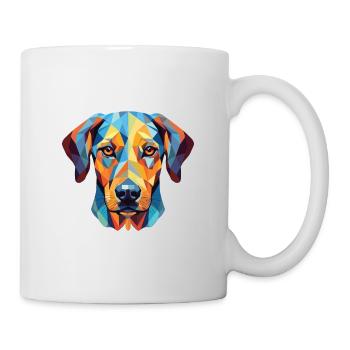 Catahoula Leopard Hunderasse buntes Aquarell - Tasse - Weiß - Rechts