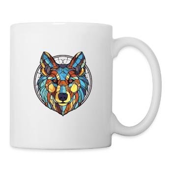 Cao De Castro Laboreiro Wolf Dog Breed Watercolor - Mug - white - Right