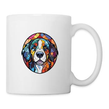 Cao da Serra de Aires Hunderasse Aquarellglas - Tasse - Weiß - Rechts