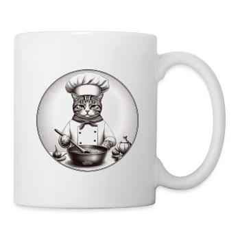Cat Cook - Mug - white - Right