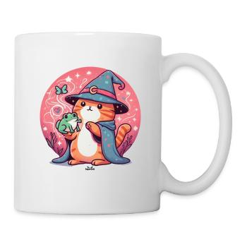Cat and Frog - Mug - white - Right