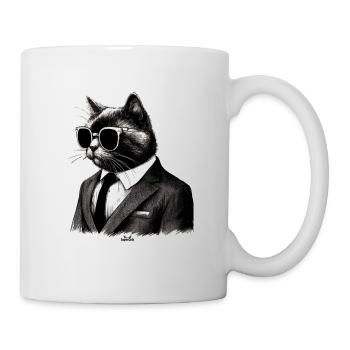 Suit Cat - Mug - white - Right