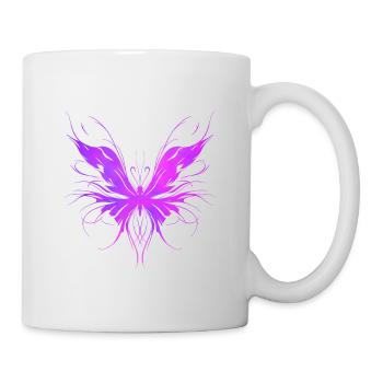 Purple Trash Butterfly - Mug - white - Right
