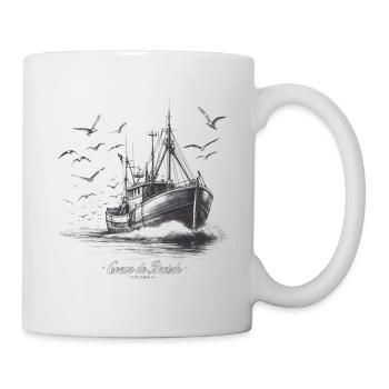 Back from fishing, Concarneau - heart of Breizh - Mug - white - Right