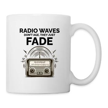 Ewige Funkwellen Vintage Amateurfunk Amateurfunk - Tasse - Weiß - Rechts
