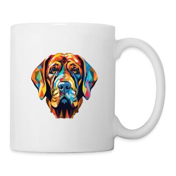 Brasileiro Mastiff brésilien chien aquarelle - Mug blanc - blanc - Droite