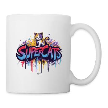 Supercats 2 Logo - Mug - white - Right