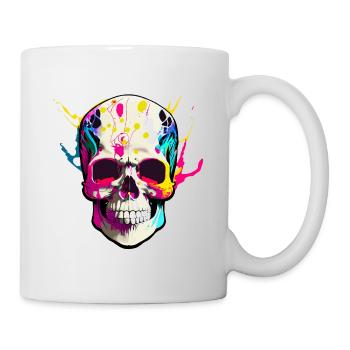 Farbe des Schädels - Tasse - Weiß - Rechts