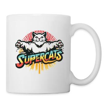 Supercats 4 Logo - Mug - white - Right