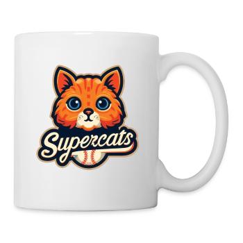 Supercats 5 Logo - Mug - white - Right