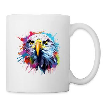 Aigle blanche, bold eagle, USA - Mug blanc - blanc - Droite