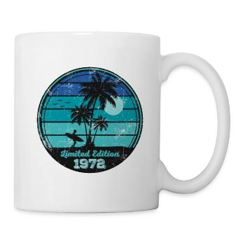 1972 Geburtstag - Tasse - Weiß - Rechts