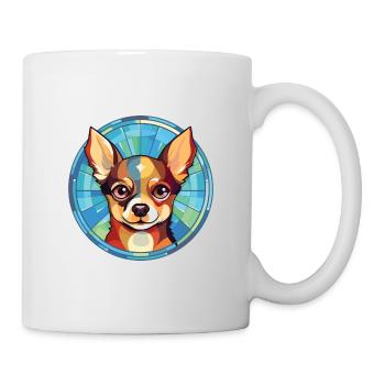 Field Spaniel Hunderasse Aquarell Illustration - Tasse - Weiß - Rechts