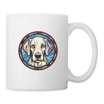 Französische Spaniel-Hunderasse Aquarell-Illustration - Tasse - Weiß - Rechts