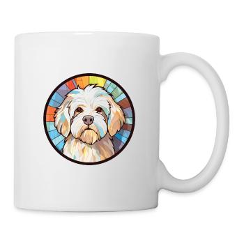 Bouledogue Français chien race aquarelle Illustration - Mug blanc - blanc - Droite