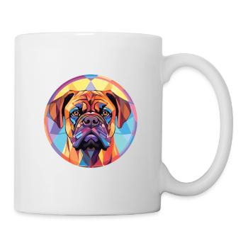 Bullmastiff chien race aquarelle Illustration - Mug blanc - blanc - Droite