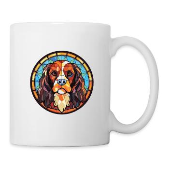 Georgischer Schäferhund Rasse buntes Aquarell - Tasse - Weiß - Rechts