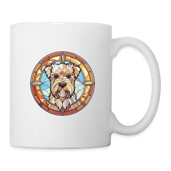 Deutsche Spaniel-Hunderasse Aquarell-Illustration - Tasse - Weiß - Rechts