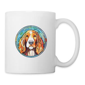 Deutsch Drahthaar Vorstehhund Rasse Aquarell - Tasse - Weiß - Rechts