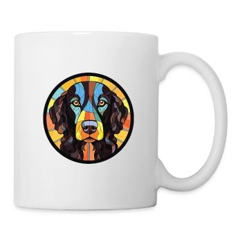 Bouledogue Français chien race aquarelle Illustration - Mug blanc - blanc - Droite