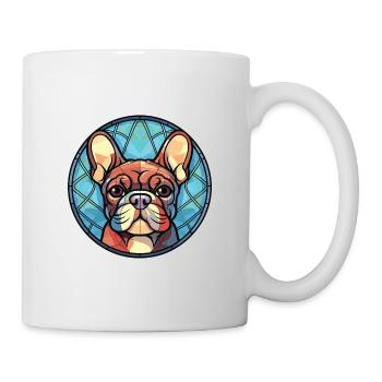 German Pinscher Dog Breed Watercolor Illustration - Mug - white - Right