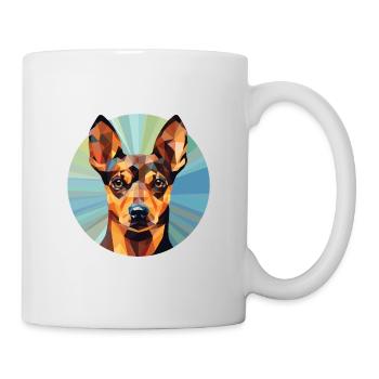 Deutsch Rauhaar Vorstehhund Rasse Aquarell - Tasse - Weiß - Rechts