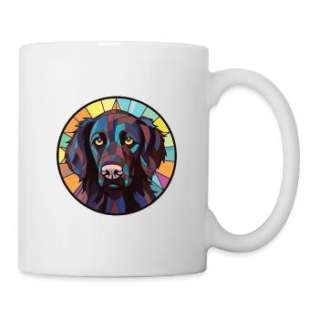 German Longhaired Pointer Dog Breed Watercolor - Mug - white - Right