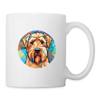 Soft Coated Wheaten Terrier Dog Breed Watercolor - Mug - white - Right