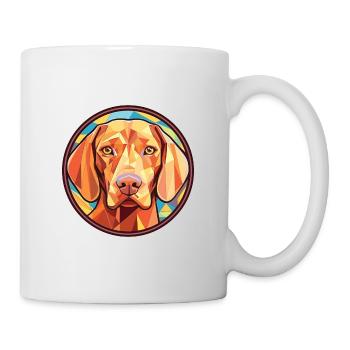Wirehaired Vizsla Dog Breed Colorful Watercolor - Mug - white - Right