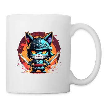 Ninja Cat #6 - Mug - white - Right