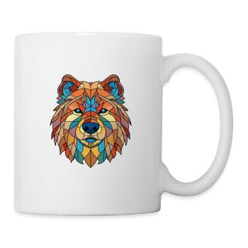 Eurasier Dog Breed Watercolor Glass Illustration - Mug - white - Right
