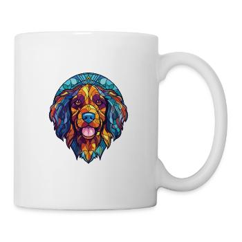 Chippiparai Hunderasse Aquarell Illustration - Tasse - Weiß - Rechts