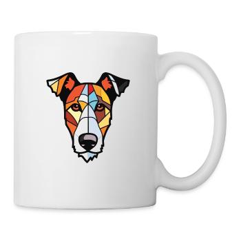 Chilean Fox Terrier Dog Breed Colorful Watercolor - Mug - white - Right