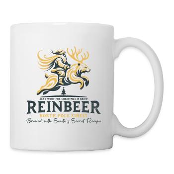 Reinbeer : Le breuvage tout droit sorti de la taverne du Père Noël - Mug blanc - blanc - Droite