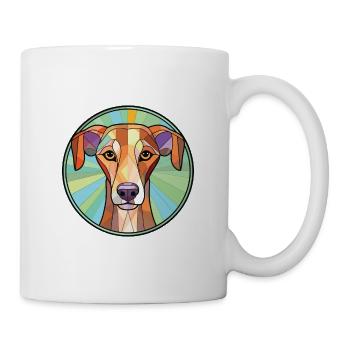 Azawakh chien race coloré aquarelle Illustration - Mug blanc - blanc - Droite