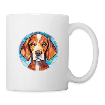 Britanny chien race aquarelle verre Illustration - Mug blanc - blanc - Droite