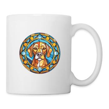 Córdoba Kampfhund Rasse Aquarell Illustration - Tasse - Weiß - Rechts