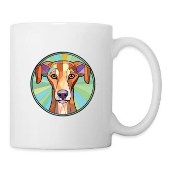 Azawakh chien race coloré aquarelle Illustration - Mug blanc - blanc - Droite