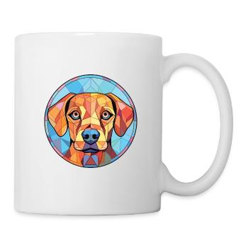 Billy Dog Breed Illustration aquarelle colorée - Mug blanc - blanc - Droite