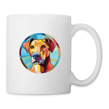 Braque Saint Germain Hunderasse Buntes Aquarell - Tasse - Weiß - Rechts
